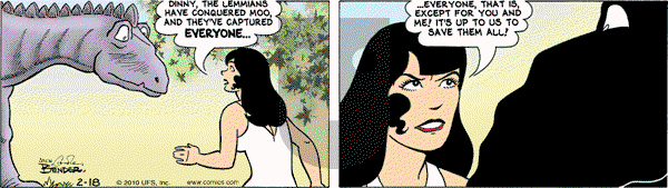 Alley Oop on Thursday February 18, 2010 Comic Strip