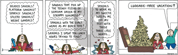 Cathy Classics on Wednesday July 7, 2010 Comic Strip
