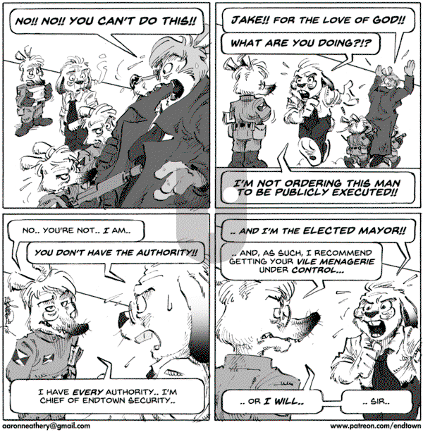Endtown - Tuesday April 3, 2018 Comic Strip