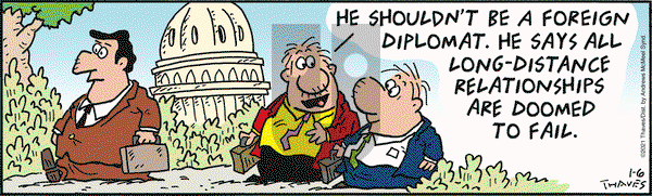 Frank and Ernest on Wednesday January 6, 2021 Comic Strip
