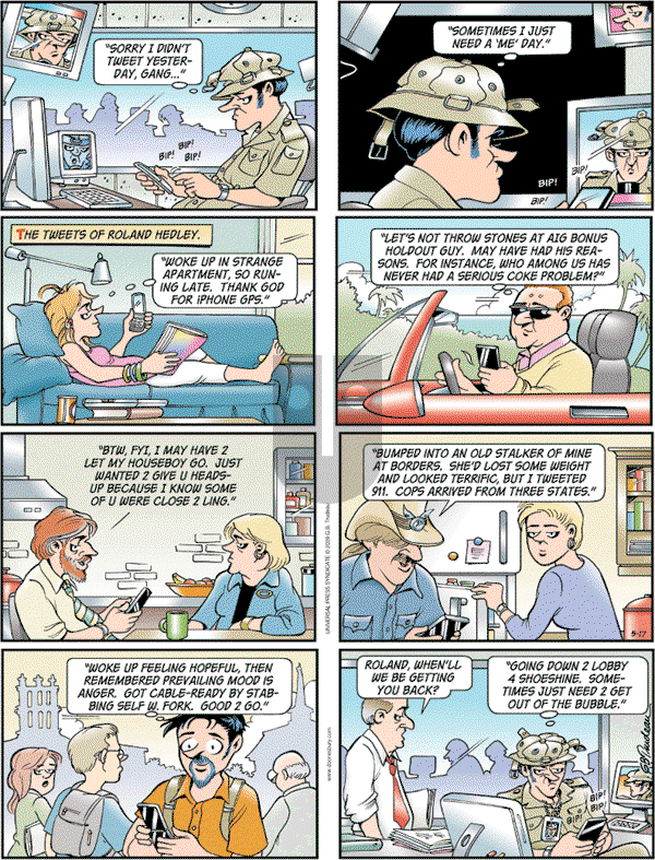 Doonesbury - Sunday May 17, 2009 Comic Strip