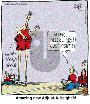 In the Bleachers on Friday April 10, 2009 Comic Strip