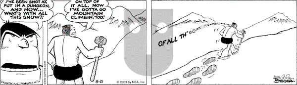 Alley Oop on Friday August 22, 2003 Comic Strip