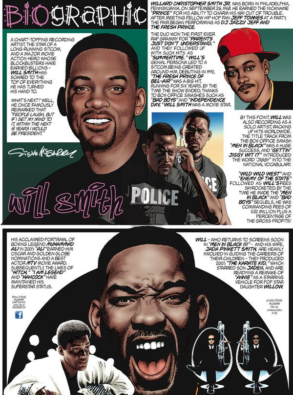 Biographic on Sunday April 22, 2012 Comic Strip
