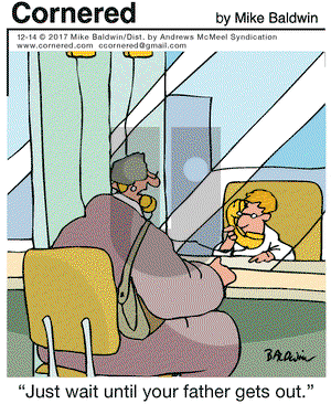 Cornered on Thursday December 14, 2017 Comic Strip