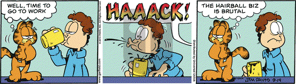 Garfield on Tuesday September 14, 2010 Comic Strip