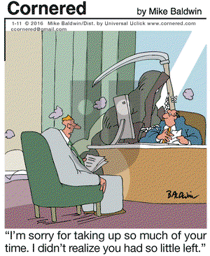 Cornered on Monday January 11, 2016 Comic Strip
