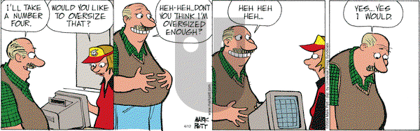 Lucky Cow on Monday April 14, 2025 Comic Strip