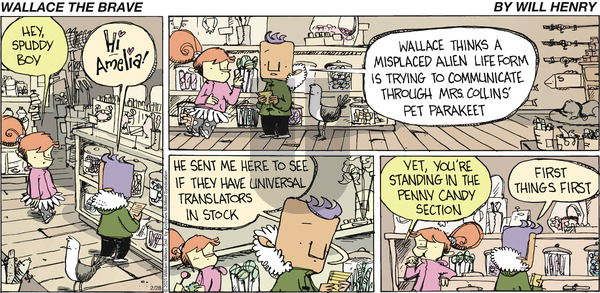 Wallace the Brave on Sunday February 28, 2021 Comic Strip