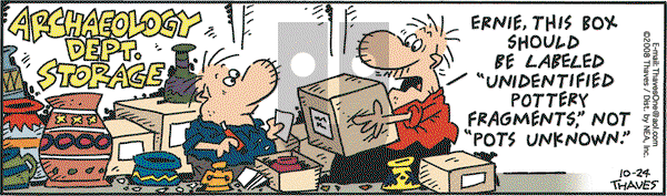 Frank and Ernest on Friday October 24, 2008 Comic Strip