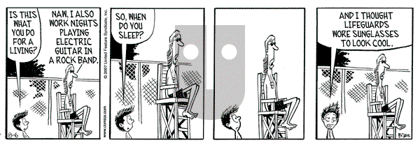 Grand Avenue on Monday August 6, 2007 Comic Strip