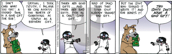 Get Fuzzy on Thursday April 5, 2012 Comic Strip