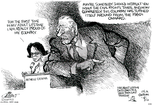 Pat Oliphant on Wednesday February 20, 2008 Comic Strip