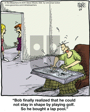 In the Bleachers on Monday June 9, 2014 Comic Strip