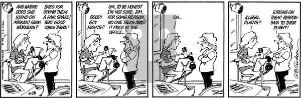 Doonesbury on Wednesday April 28, 1976 Comic Strip