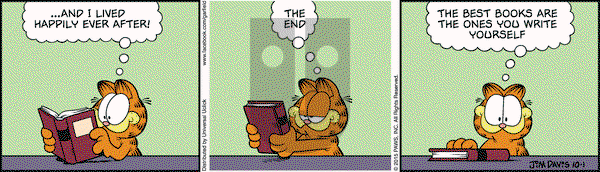 Garfield on Thursday October 1, 2015 Comic Strip