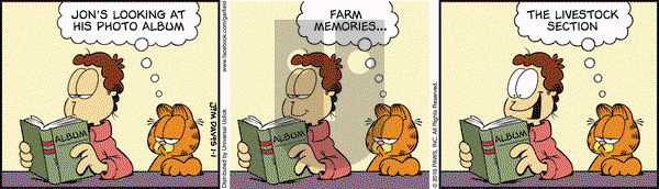 Garfield on Friday January 1, 2016 Comic Strip