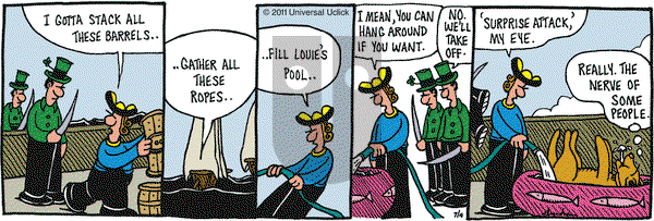 Overboard on Monday July 4, 2011 Comic Strip
