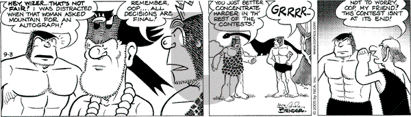 Alley Oop on Saturday September 3, 2005 Comic Strip
