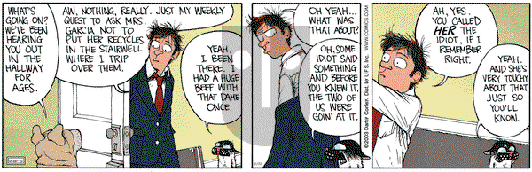 Get Fuzzy on Sunday January 4, 2004 Comic Strip