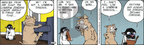Get Fuzzy on Tuesday February 5, 2008 Comic Strip