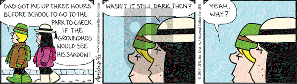 The Born Loser on Monday February 2, 2015 Comic Strip