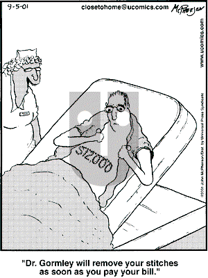 Close to Home - Wednesday September 5, 2001 Comic Strip