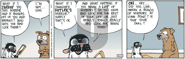 Get Fuzzy on Saturday August 29, 2009 Comic Strip