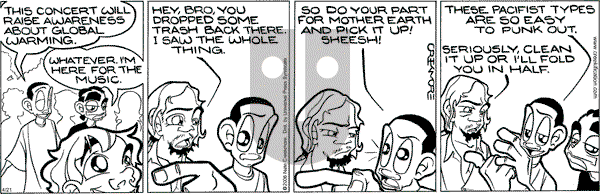 Maintaining on Monday April 21, 2008 Comic Strip
