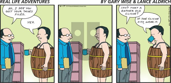 Real Life Adventures on Sunday April 17, 2016 Comic Strip