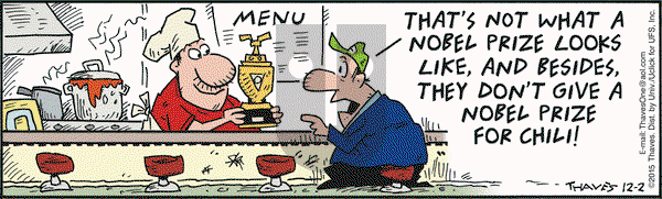 Frank and Ernest on Wednesday December 2, 2015 Comic Strip