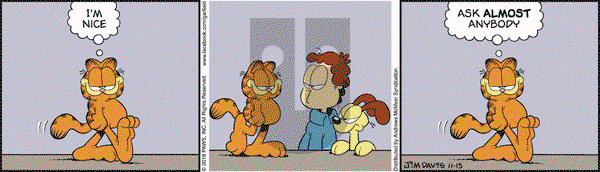 Garfield on Tuesday November 13, 2018 Comic Strip