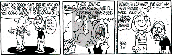 Luann on Wednesday August 10, 1988 Comic Strip
