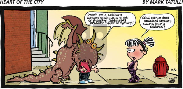 Heart of the City on Sunday October 22, 2017 Comic Strip