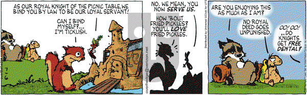 Over the Hedge on Wednesday July 6, 2011 Comic Strip