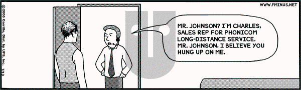 F Minus on Thursday July 13, 2006 Comic Strip