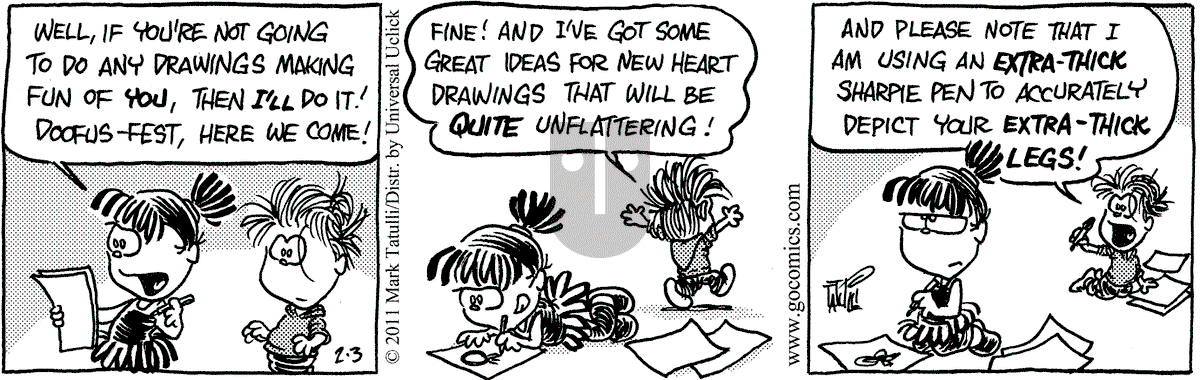 Heart of the City - Thursday February 3, 2011 Comic Strip