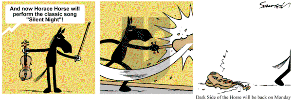 Dark Side of the Horse on Saturday September 13, 2014 Comic Strip