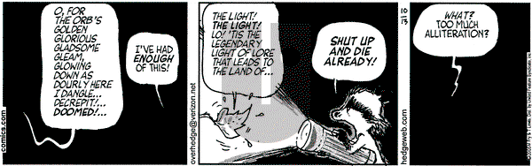 Over the Hedge on Thursday October 13, 2005 Comic Strip