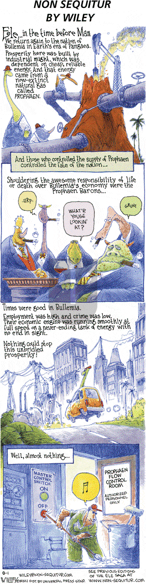 Non Sequitur on Sunday August 1, 2004 Comic Strip