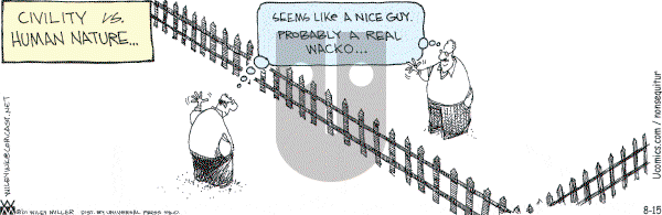 Non Sequitur on Monday August 15, 2005 Comic Strip