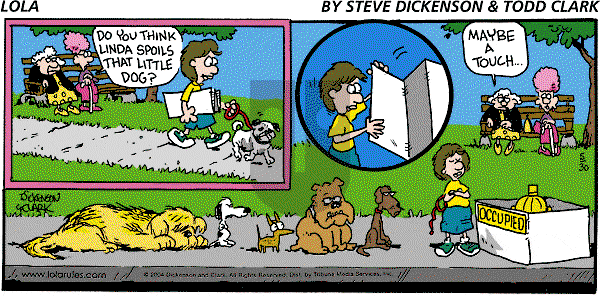 Lola on Sunday May 30, 2004 Comic Strip
