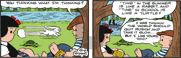 Nancy on Saturday July 20, 2013 Comic Strip