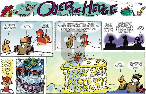 Over the Hedge on Sunday February 28, 2016 Comic Strip