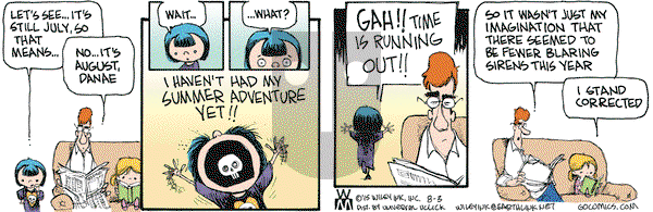 Non Sequitur on Monday August 3, 2015 Comic Strip