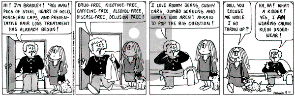 Cathy Classics on Tuesday September 1, 1998 Comic Strip