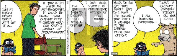 Get Fuzzy on Tuesday September 30, 2008 Comic Strip