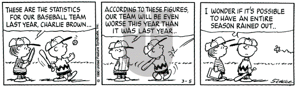 Peanuts on Sunday November 3, 1996 Comic Strip