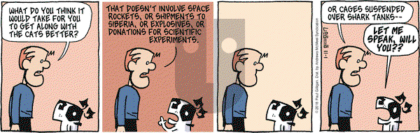 Pooch Cafe on Thursday January 11, 2018 Comic Strip