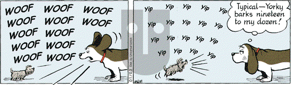 Fred Basset on Tuesday January 3, 2012 Comic Strip